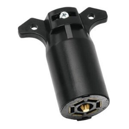 Tow Ready Tow Ready 118021 7-Way Flat Pin Connector; Trailer End; Plastic; 4.80 x 1.90 x 7.88 in. 118021